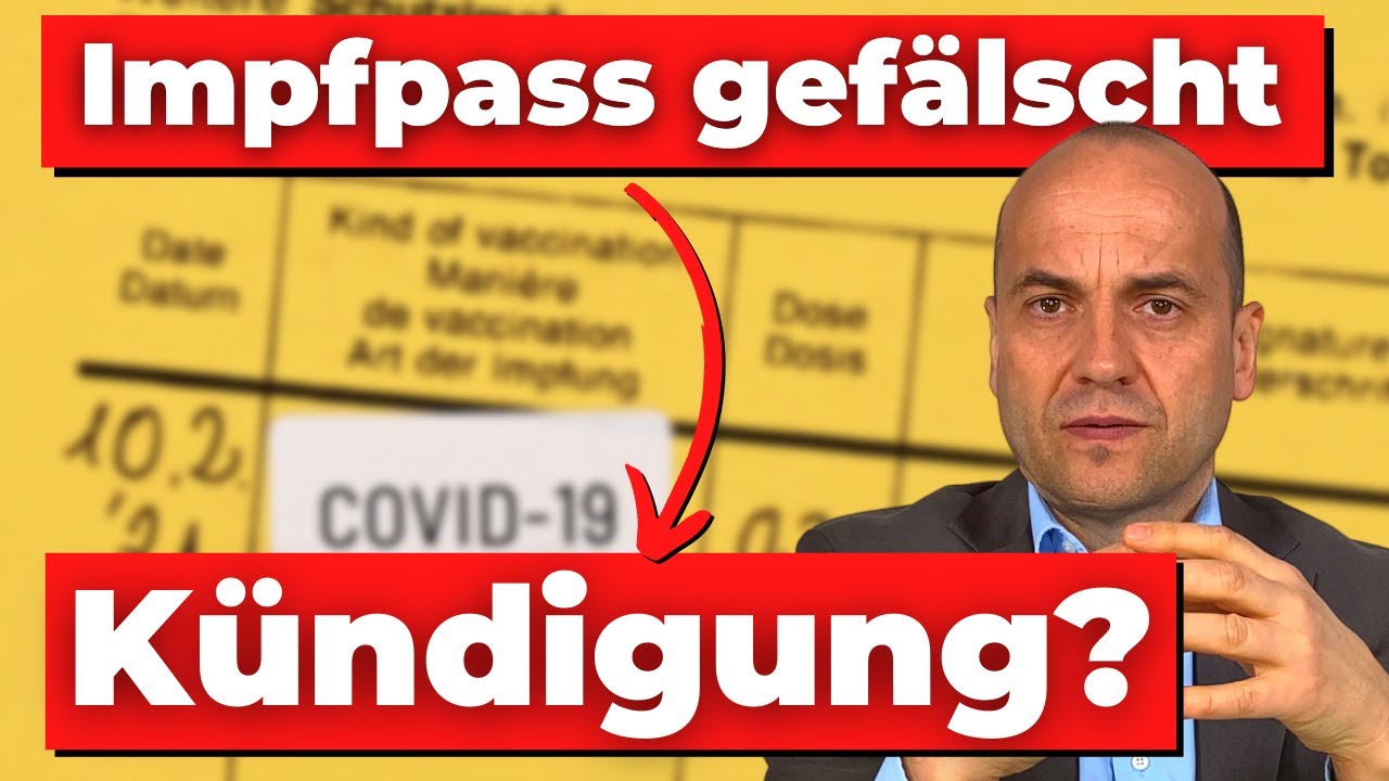 FAQ Kündigung wegen gefälschtem Impfpass oder Test