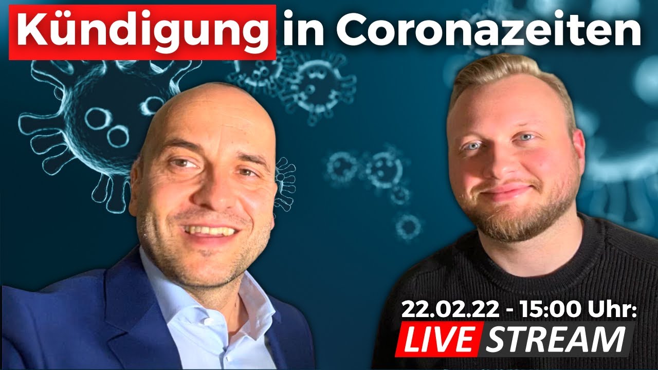 Livestream: Kündigung in Coronazeiten FAQ