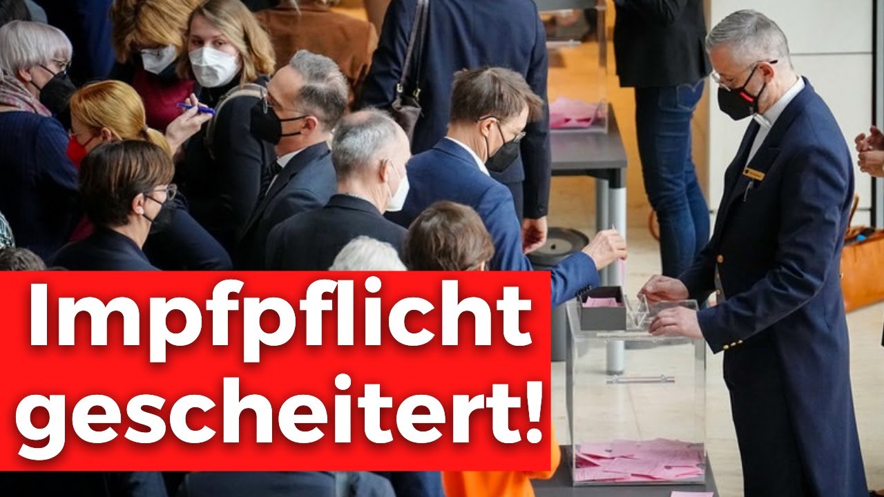 Impfpflicht scheitert im Bundestag!