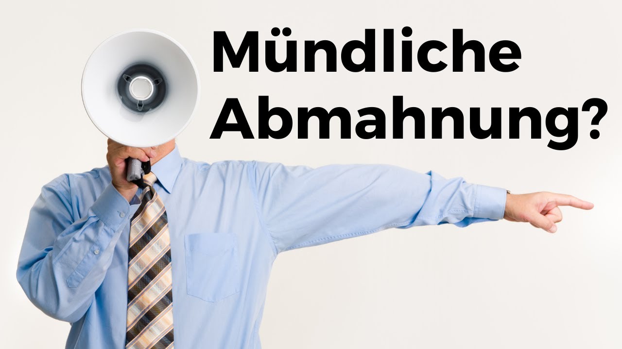 Abmahnung schriftlich? - Gefährlicher Fehler (Du etwa auch?)