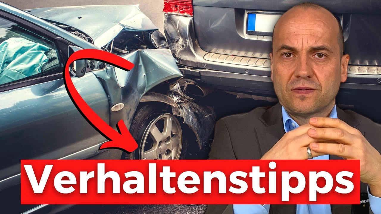 Verkehrsunfall - SO verhältst du dich am Unfallort optimal