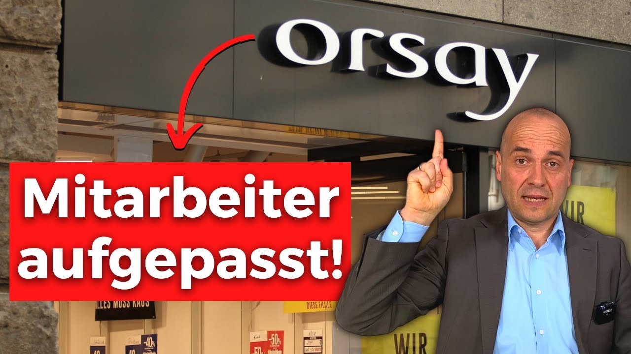 Orsay macht dicht - Tipps für betroffene Mitarbeiter