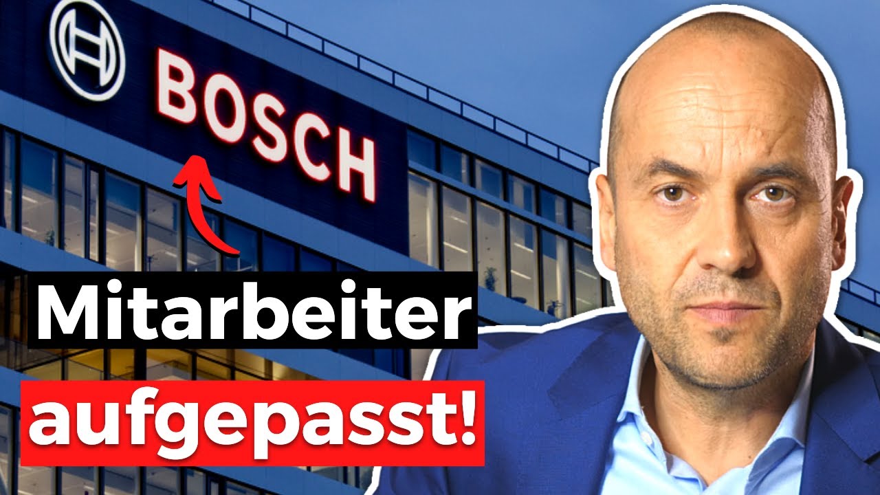 Stellenabbau bei Bosch - bereite dich SOFORT vor!