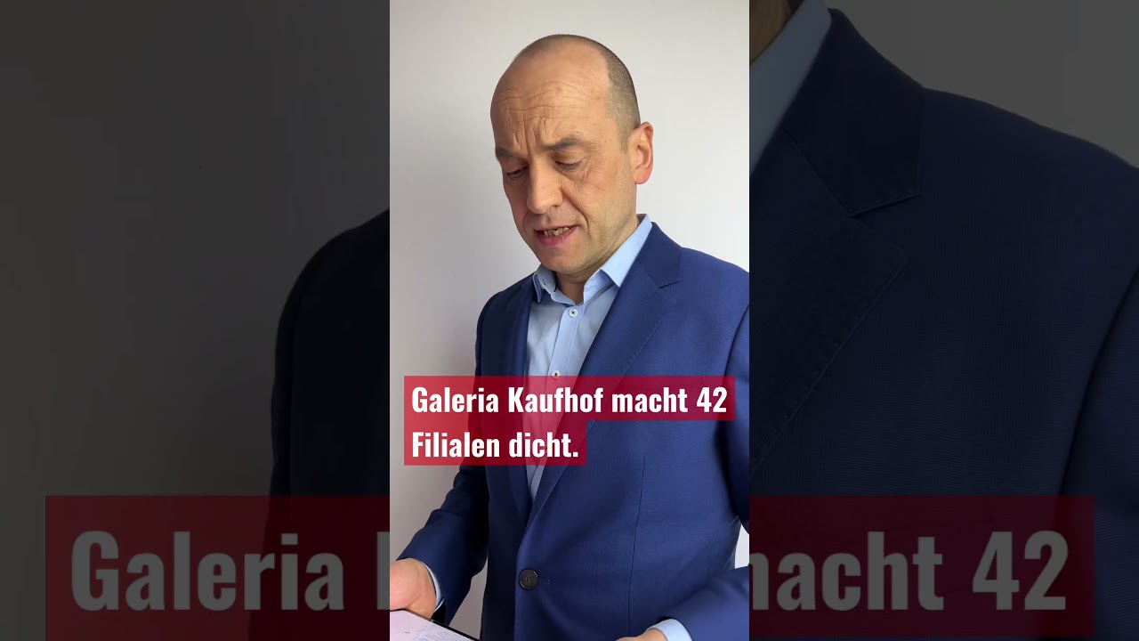 #Galeria Kaufhof macht 52 Warenhäuser dicht!