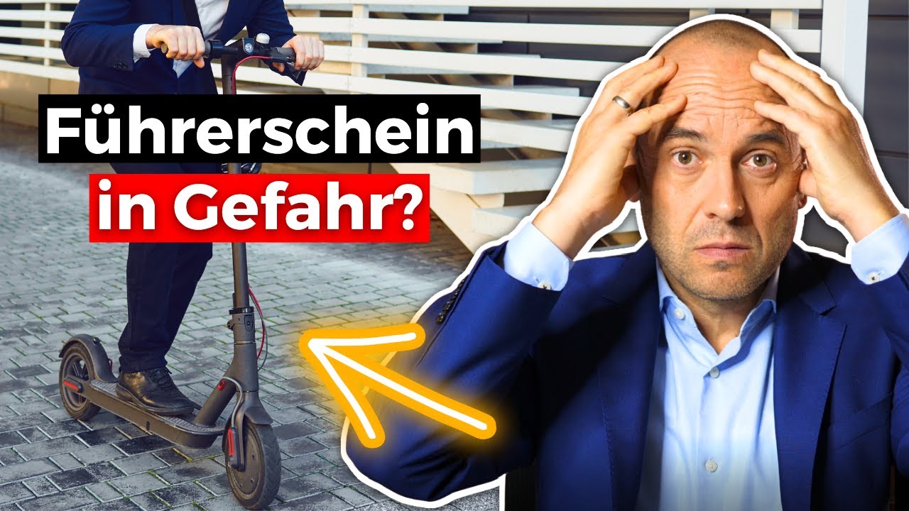 Fahrerlaubnisentzug bei Alkoholfahrt mit E-Scooter?