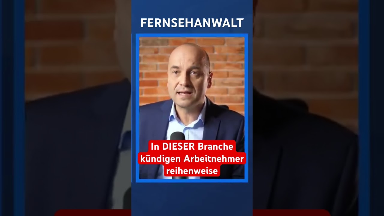 In DIESER Branche kündigen Arbeitnehmer reihenweise