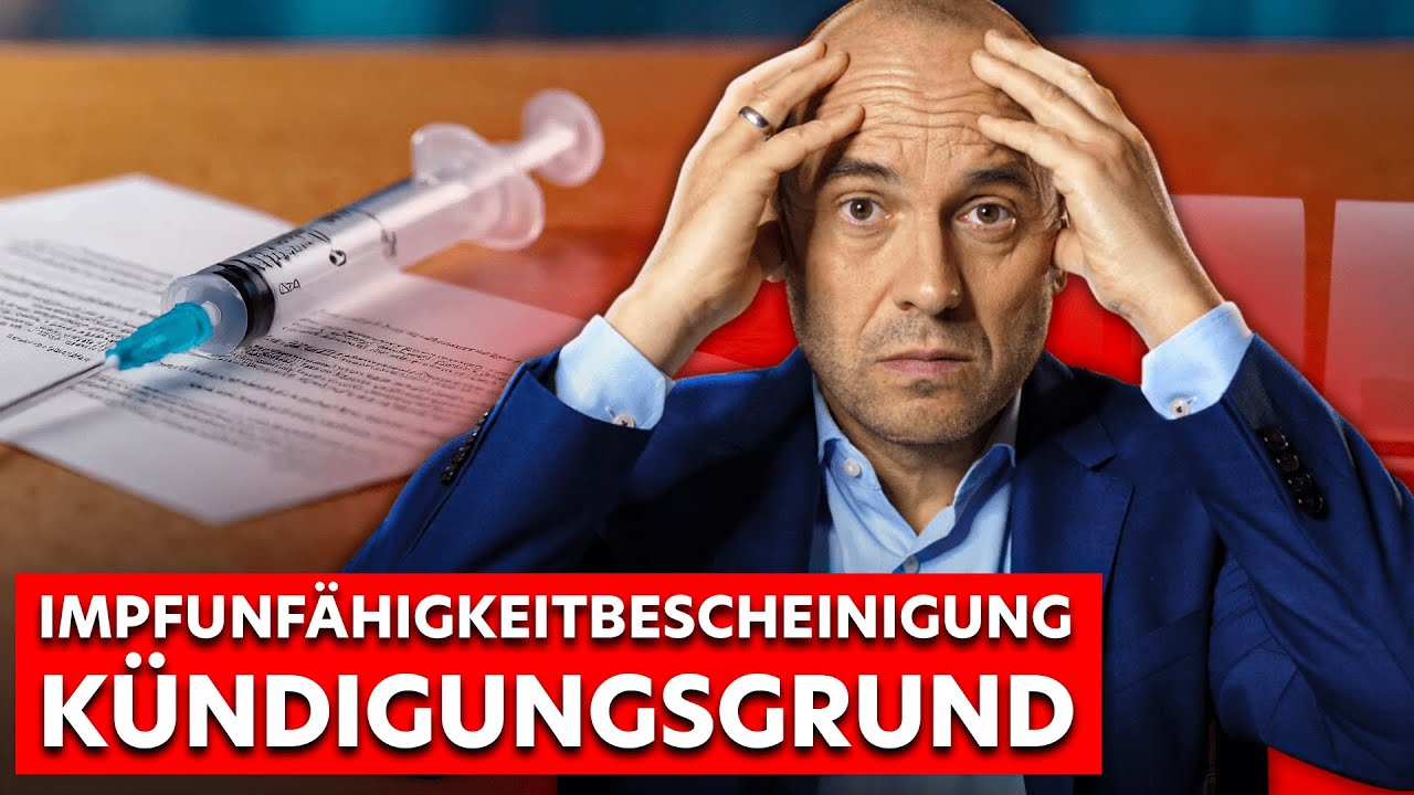 Impfunfähigkeitsbescheinigung aus dem Internet: Kündigung?