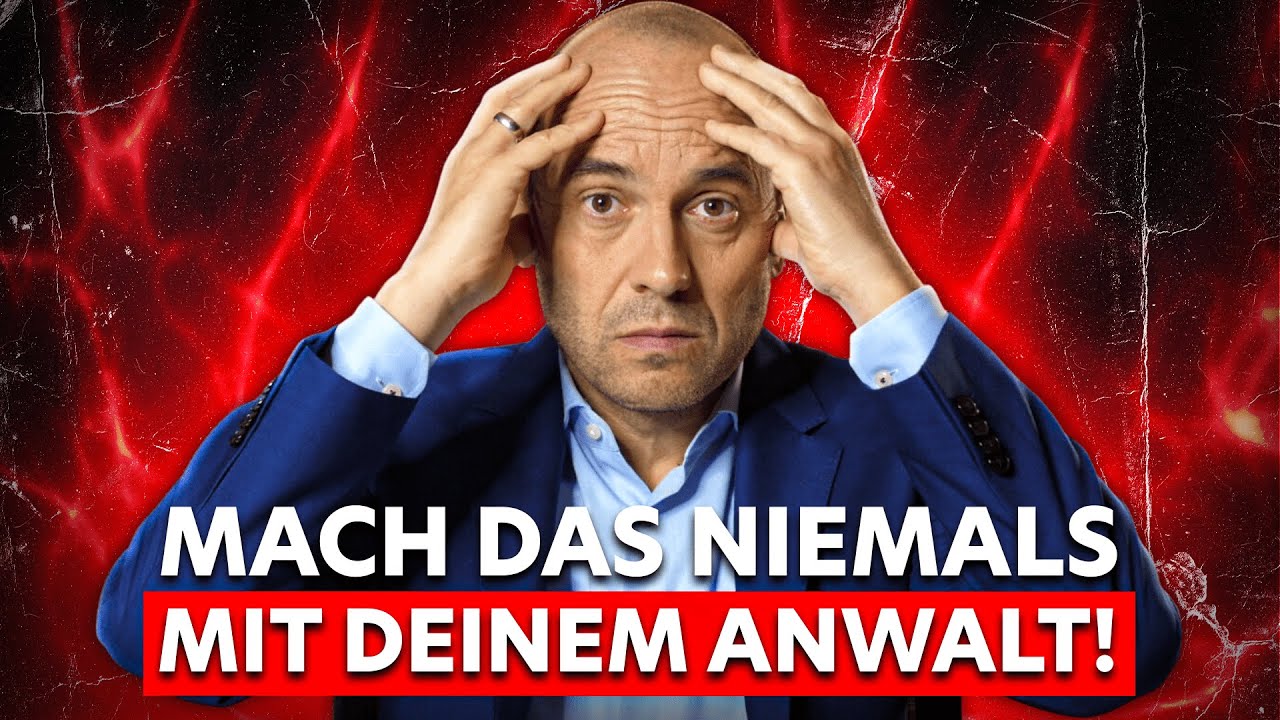 Mach das NIEMALS mit deinem Anwalt (Vertrauensbruch)