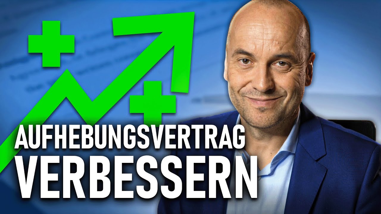 Aufhebungsvertrag – Wie du das Beste rausholst!