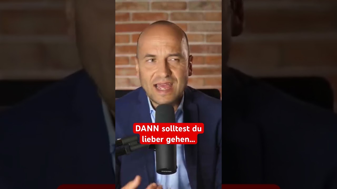 DANN solltest du lieber gehen…