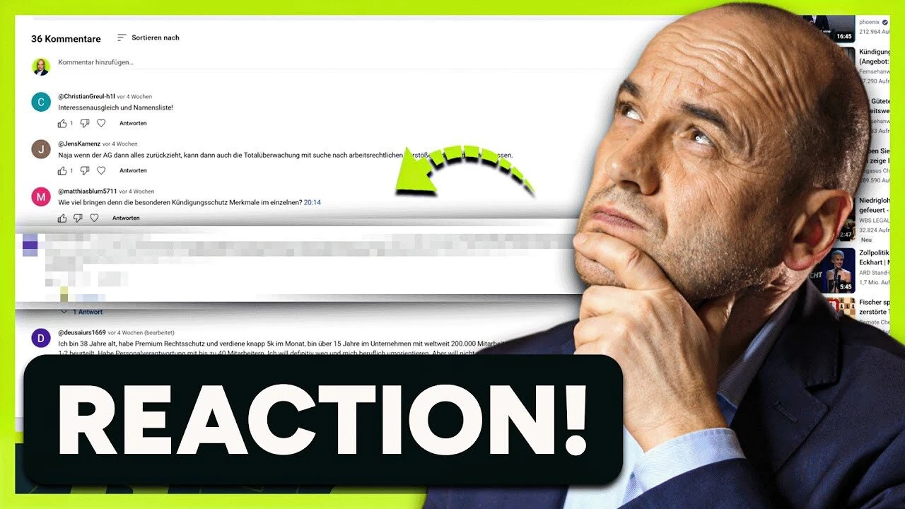 Rekordabfindung – Eure Kritik & Fragen, meine Antworten! (Q&A)