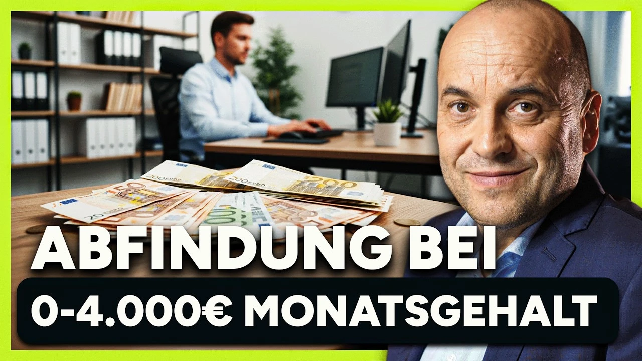 Abfindungshöhe bei Gehalt unter 4.000 € (+ Rechenbeispiel)