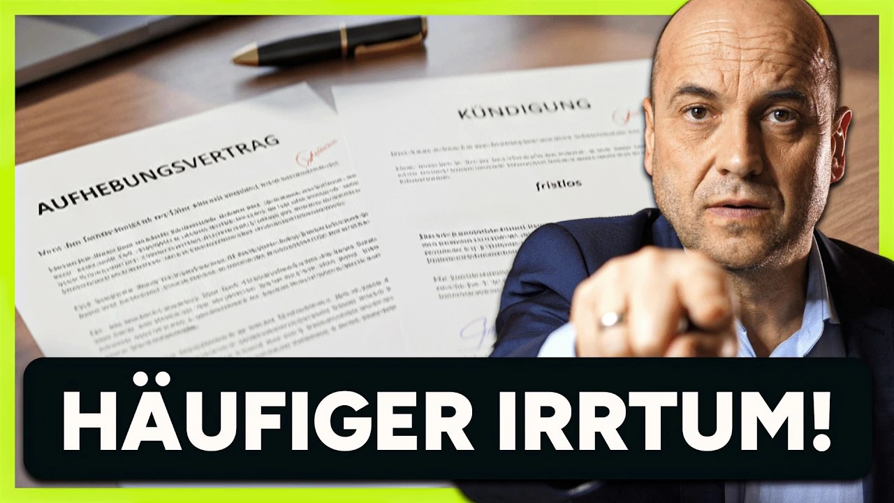 Ist ein Aufhebungsvertrag besser als eine Kündigung?