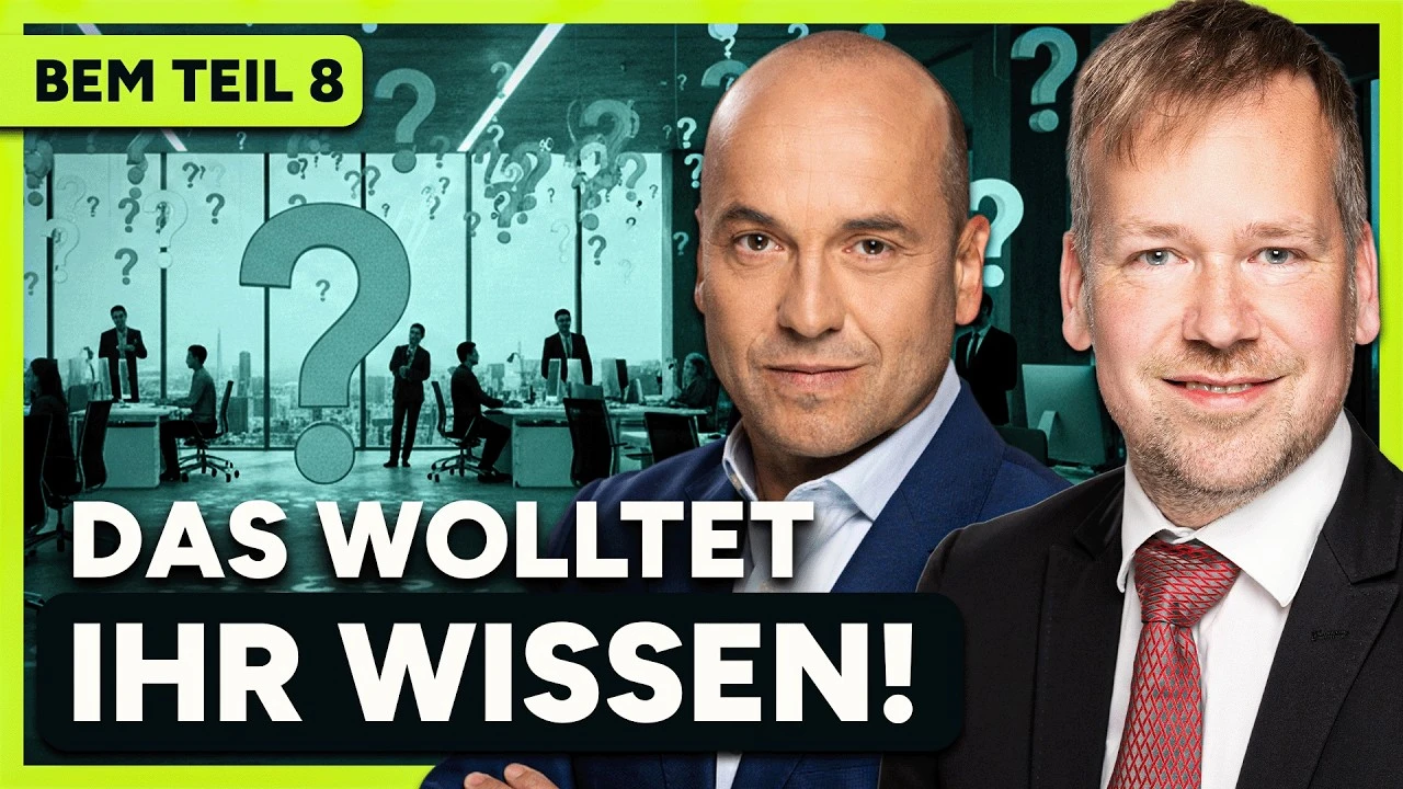FAQ zum BEM – Eure Fragen, unsere Antworten | Mandantenvideo (mit RA Jaschen)